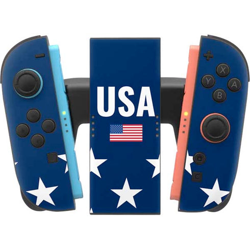 USA Flag Stars Nintendo Switch 2 (2025) Joy-Con Controller Skin